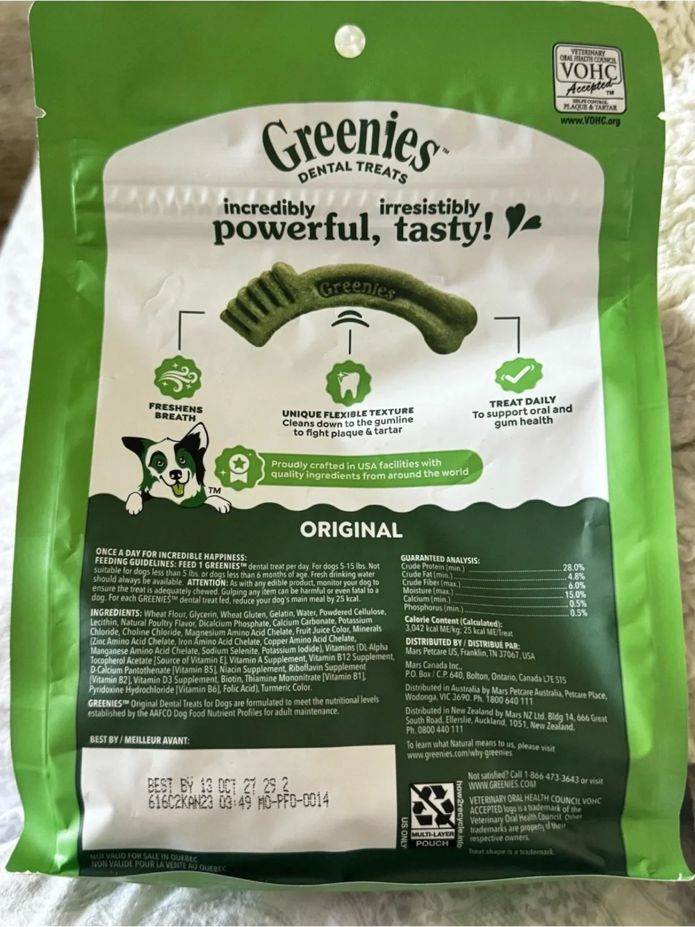 Greenies Original Teenie Dental Dog Treats - 12 oz (43 Count)